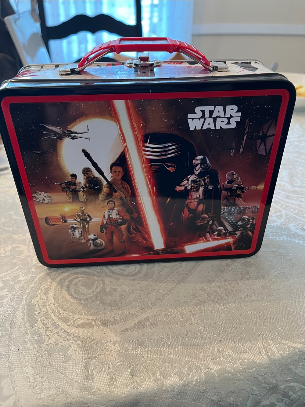 Star Wars Collectible Tin Lunchbox - Black & Red Artwork